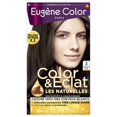 Стойкая Краска без Аммиака Eugene Color Paris Color & Eclat 3 Светлый Шатен 115 мл