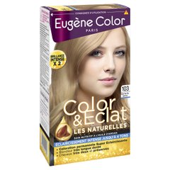 Стойкая Краска без Аммиака Eugene Color Paris Color & Eclat 103 Ультра светлый Блондин Золотистый 115 мл