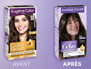 Стойкая Краска без Аммиака Eugene Color Paris Color Eclat 5.0 Светлый Шатен 125 мл