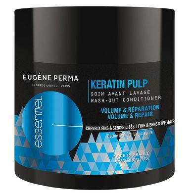 Уход перед мытьём для Объёма Тонких волос Eugene Perma Paris Essentiel Keratin Pulp 500 мл