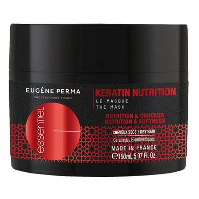 Маска Кератин для Сухого Пошкодженого волосся Eugene Perma Essentiel Keratin Nutrition