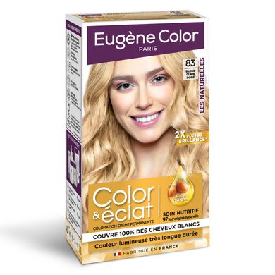 Стойкая Краска без Аммиака Eugene Color Paris Color & Eclat 83 Светлый Блондин Золотистый 115 мл