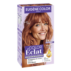 Стойкая Краска без Аммиака Eugene Color Paris Color Eclat 6.43 Очень Светлый Шатен Медный Золотистый 125 мл