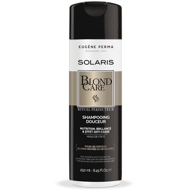Шампунь для Осветлённых и Мелированных волос  Eugene Perma Solaris Shampooing Douceur	, 250 мл