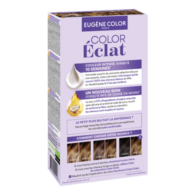 Стойкая Краска без Аммиака Eugene Color Paris Color Eclat 7.8 Тёмний Блондин Мока 125 мл