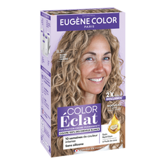 Стойкая Краска без Аммиака Eugene Color Paris Color Eclat 8.31 Светлый Блондин Золотистый Пепельный 125 мл