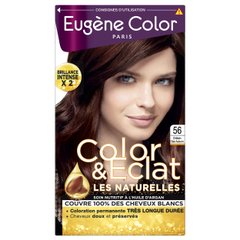 Стойкая Краска без Аммиака Eugene Color Paris Color & Eclat 56 Светлый Шатен Каштановый 115 мл