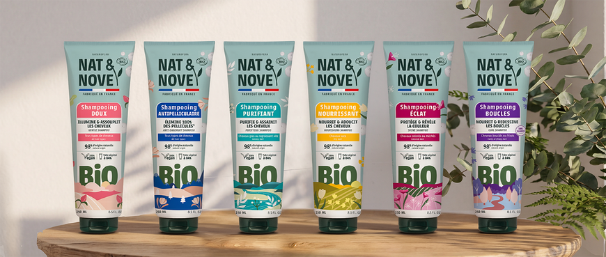 Шампунь Мягкий для Всех типов волоc Календула Eugene Рerma Paris Nat&Nove BIO 250 мл