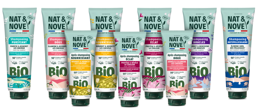 Шампунь против Перхоти для Всех типов волос Ива Nat&Nove BIO 250 мл