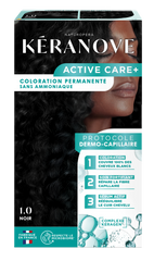 Стойкая Краска без Аммиака Keranove Active Care+ France 1.0 Чёрный 152 мл
