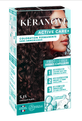 Стойкая Краска без Аммиака Keranove Active Care+ France 5.15 Светлый Шатен Красное дерево 152 мл