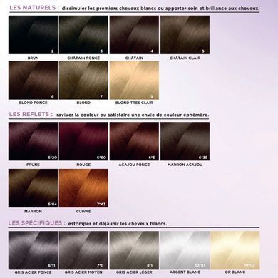 Прямий Барвник Eugene Рerma Professionnel Paris Blush Satine 3 Chatain Fonce Темний Шатен 100 мл